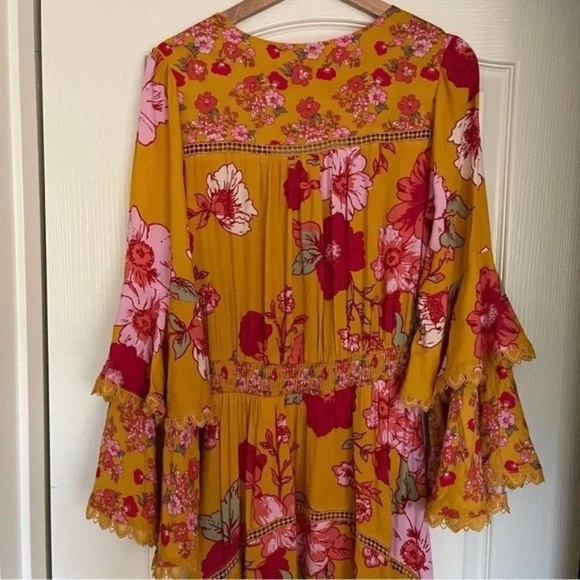 FREE PEOPLE Penny Printed Maxi Bodysuit - Picture 10 of 13